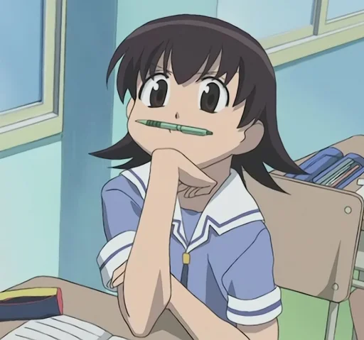 🤔 Стикер «Azumanga Daioh and Mykhailo» для Telegram