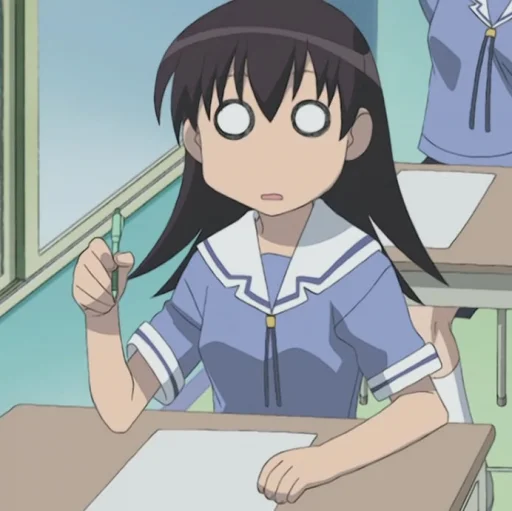 😵 Стикер «Azumanga Daioh and Mykhailo» для Telegram