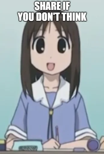 🤪 Стикер «Azumanga Daioh and Mykhailo» для Telegram