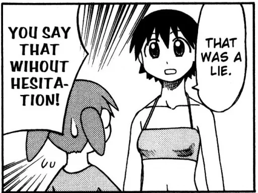 😈 Стикер «Azumanga Daioh and Mykhailo» для Telegram