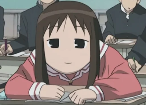 Стикерпак Azumanga Daioh and Mykhailo для Telegram