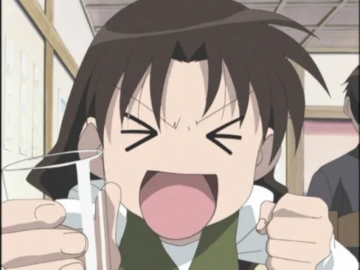 🍺 Стикер «Azumanga Daioh and Mykhailo» для Telegram