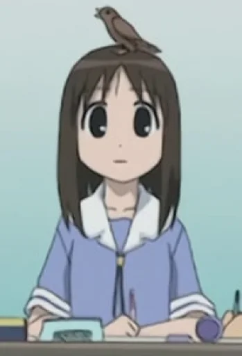😶 Стикер «Azumanga Daioh and Mykhailo» для Telegram