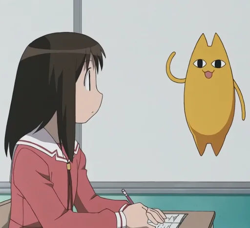 👋 Стикер «Azumanga Daioh and Mykhailo» для Telegram