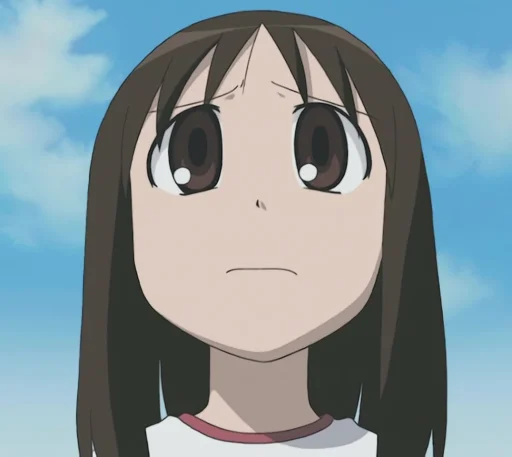😣 Стикер «Azumanga Daioh and Mykhailo» для Telegram