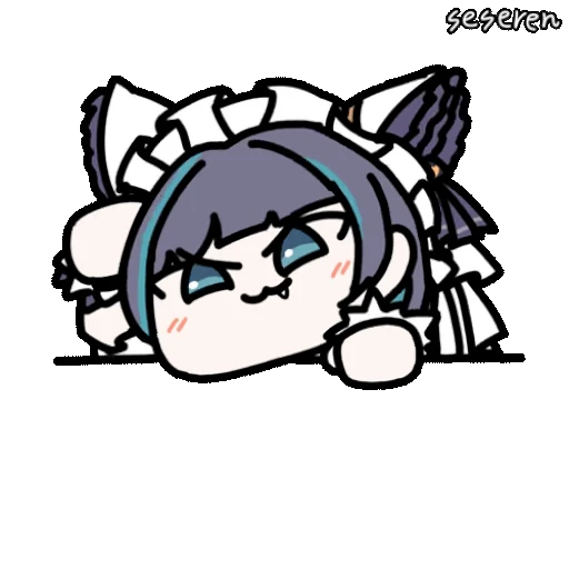 🐈 Стикер «Azur Lane (Seseren)» для Telegram