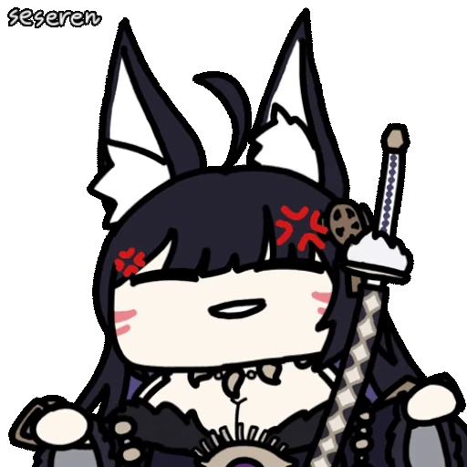 ☠️ Стикер «Azur Lane (Seseren)» для Telegram