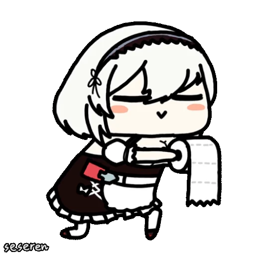 🧻 Стикер «Azur Lane (Seseren)» для Telegram