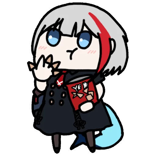 🍟 Стикер «Azur Lane (Seseren)» для Telegram