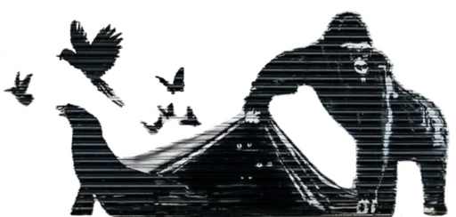 🏃‍♂️ Стикер «Banksy love» для Telegram