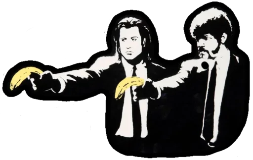 🍌 Стикер «Banksy love» для Telegram