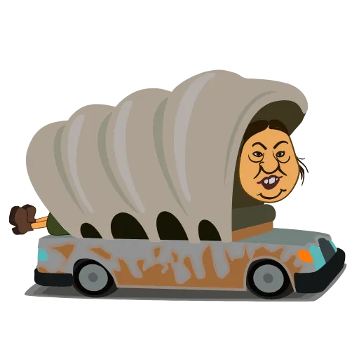 🚗 Стикер «Banimated» для Telegram