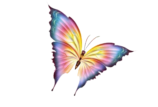 😚 Стикер «Бабочки и Радость» для Telegram