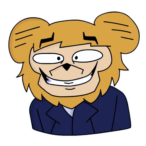 😝 Стикер «Бабуин Энди» для Telegram