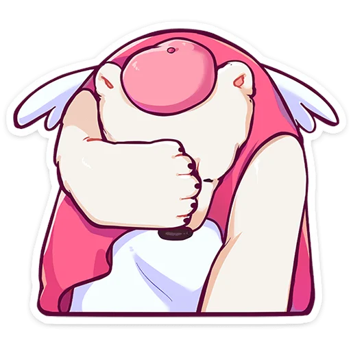 🧸 Стикер «Мишка Малышка» для Telegram