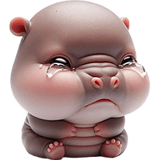 😭 Стикер «Малыш бегемотик» для Telegram