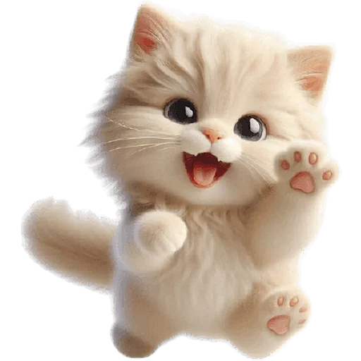 👋 Стикер «Забавный котенок» для Telegram