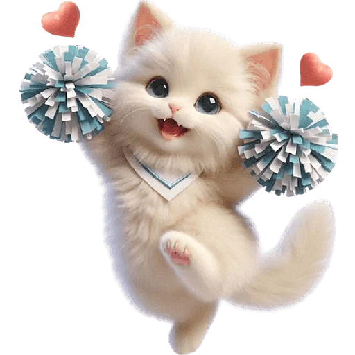 👊 Стикер «Забавный котенок» для Telegram