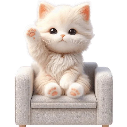 👋 Стикер «Забавный котенок» для Telegram