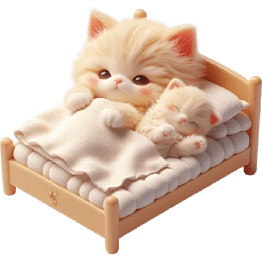 😴 Стикер «Забавный котенок» для Telegram