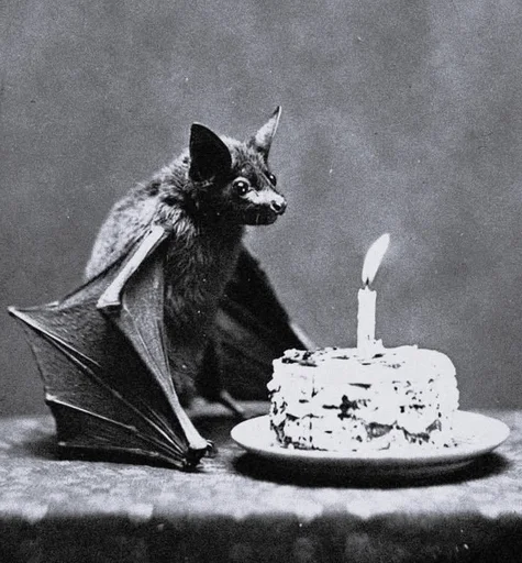 🍰 Стикер «Bats» для Telegram
