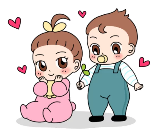 ❤ Стикер «Ba» для Telegram