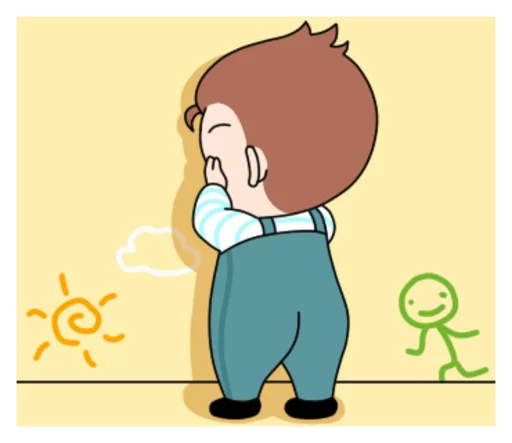 🙈 Стикер «Ba» для Telegram