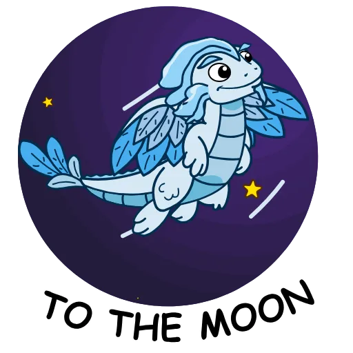 🌑 Стикер «Ba» для Telegram