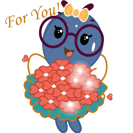 💐 Стикер «Ba» для Telegram