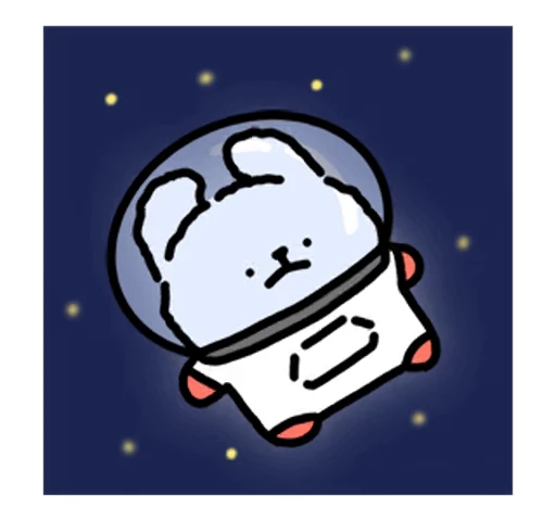 👩‍🚀 Стикер «Ba» для Telegram