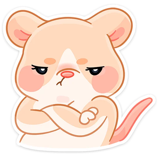 😤 Стикер «Крошка Обнимышка без надписей» для Telegram
