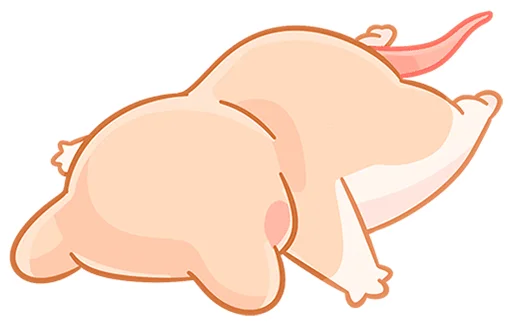 😩 Стикер «Крошка Обнимышка без надписей» для Telegram