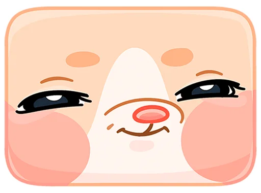 🤭 Стикер «Крошка Обнимышка без надписей» для Telegram