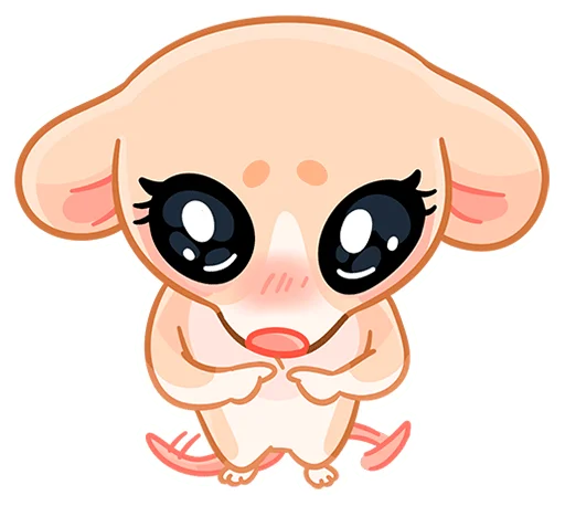 🥺 Стикер «Крошка Обнимышка без надписей» для Telegram