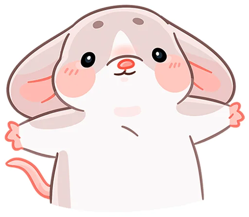 🥺 Стикер «Крошка Обнимышка без надписей» для Telegram