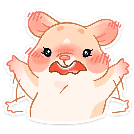 😦 Стикер «Крошка Обнимышка» для Telegram