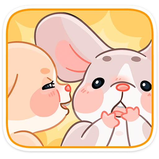 😮 Стикер «Крошка Обнимышка» для Telegram