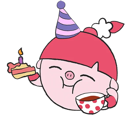 🍰 Стикер «Малышарики День Рождения Без Текста» для Telegram
