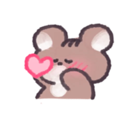 😘 Стикер «Бельчонок» для Telegram