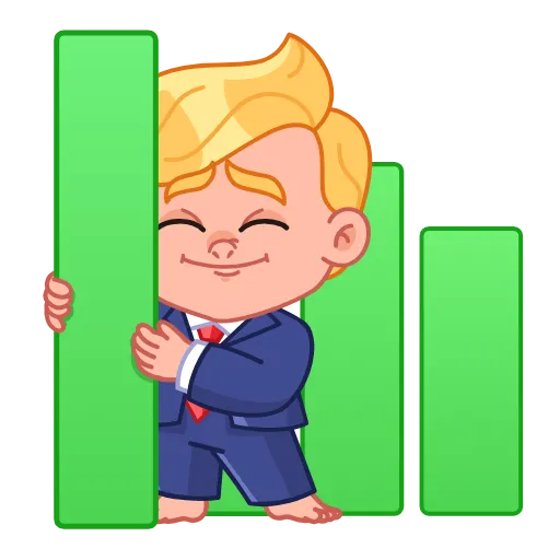 🟢 Стикер «BA» для Telegram