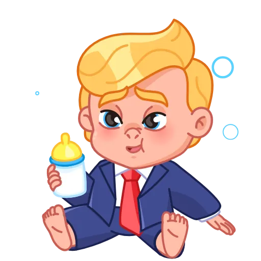 🍼 Стикер «BA» для Telegram