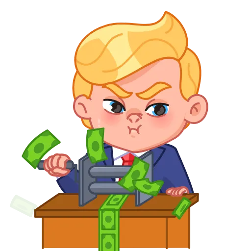 🤑 Стикер «BA» для Telegram