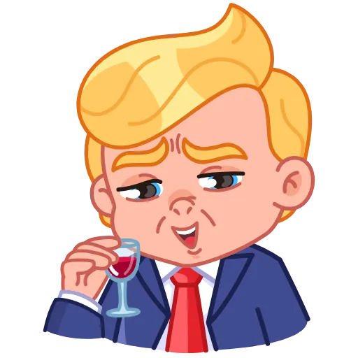 🍷 Стикер «BA» для Telegram