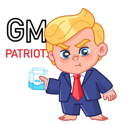 🥛 Стикер «BA» для Telegram