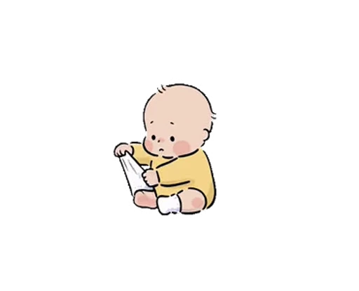 👘 Стикер «Baby» для Telegram