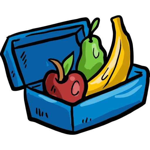 🍟 Эмодзи «Back to school» для Telegram
