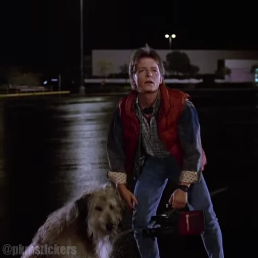 😮 Стикер «Back To The Future» для Telegram