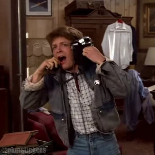 📞 Стикер «Back To The Future» для Telegram