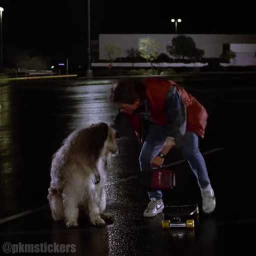 🐕 Стикер «Back To The Future» для Telegram