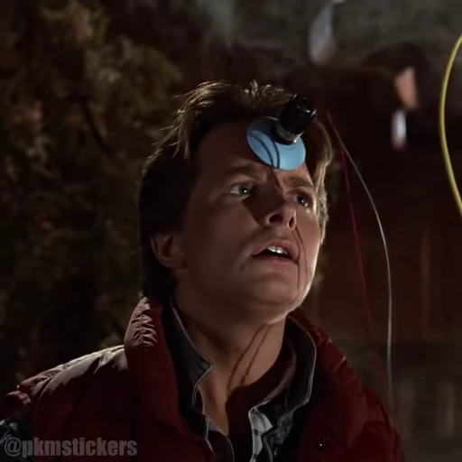 🫥 Стикер «Back To The Future» для Telegram